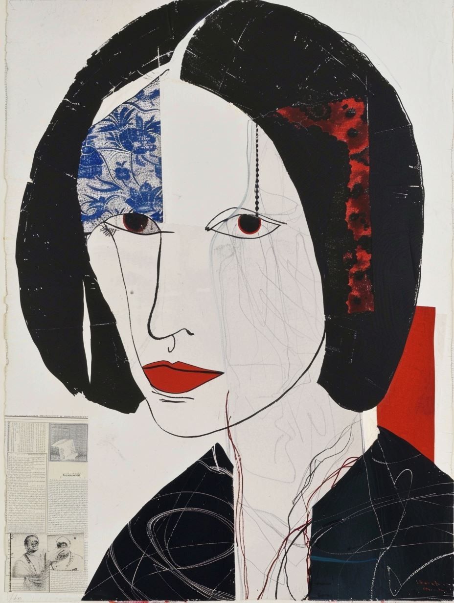 Fragmented Modernist Portrait Study - Image 4