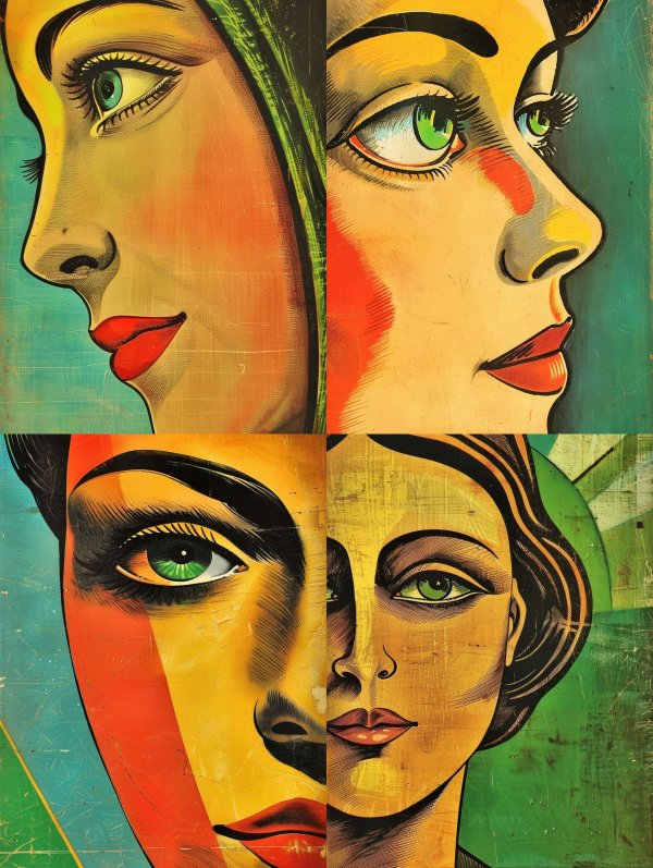 Vibrant Visions of Pop Art Beauty