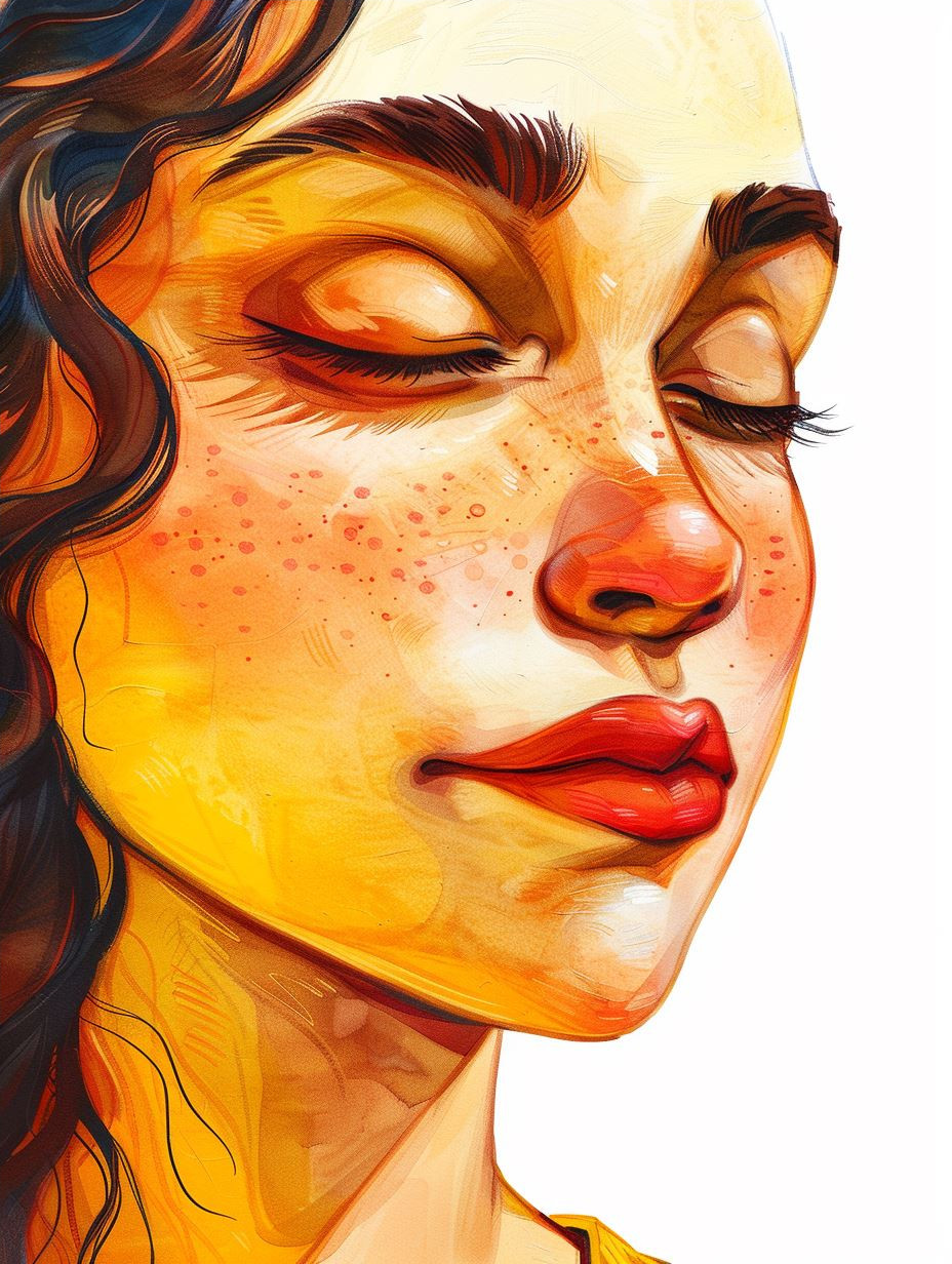 Amber Gaze Portrait - Image 4