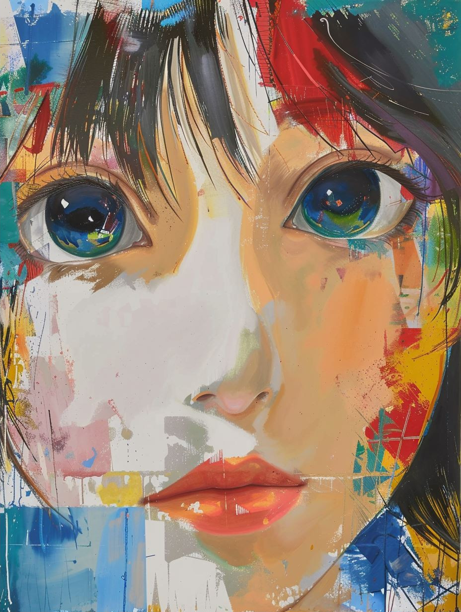 Ethereal Gaze of Glassy Eyes - Image 2