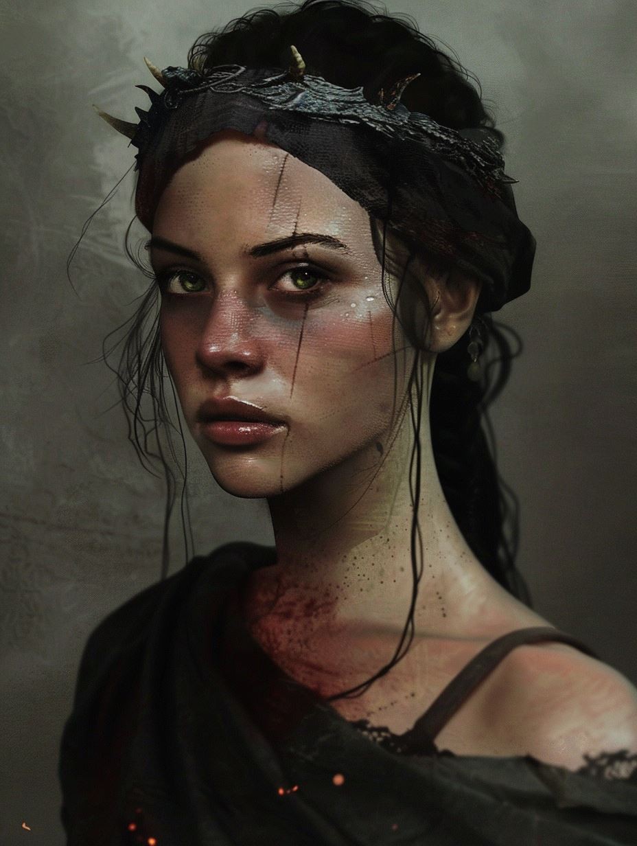 Grimy Cinematic Fantasy Portrait - Image 3