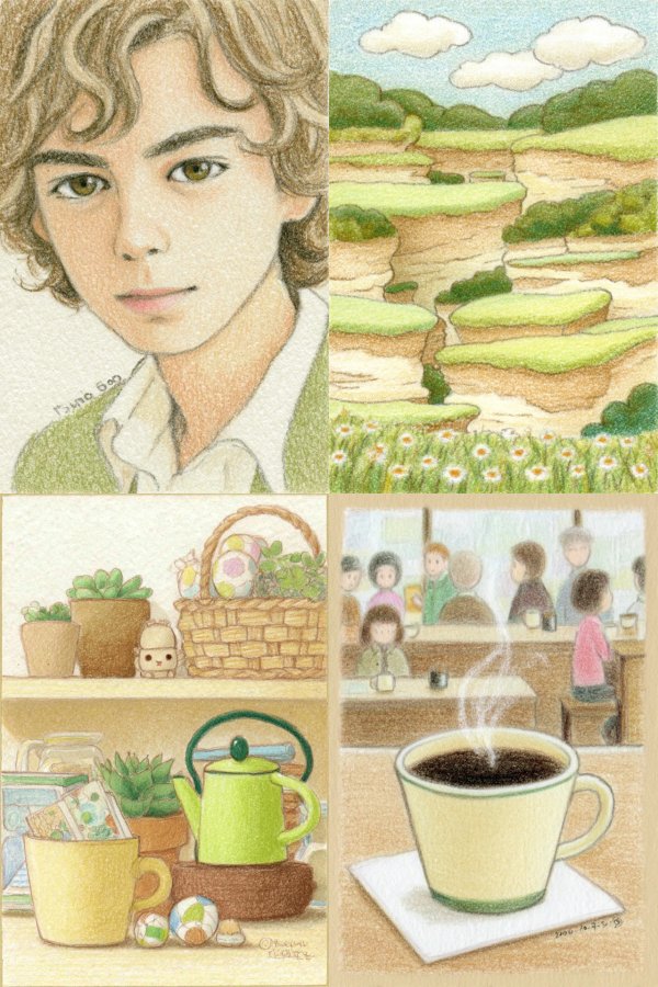 Serene Moments in Colored Pencil