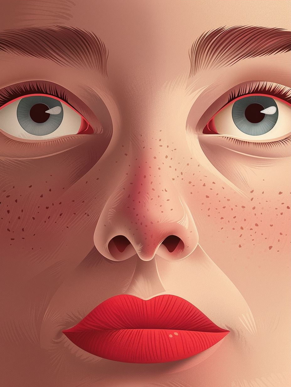 Modern Geometric Portrait Study - Image 3