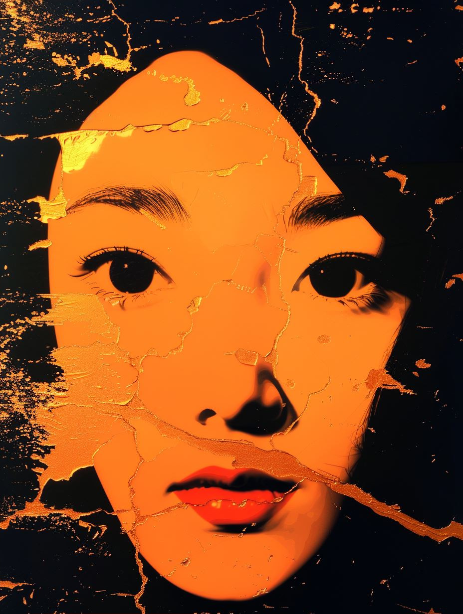 Amber Shadows Portrait Study - Image 2
