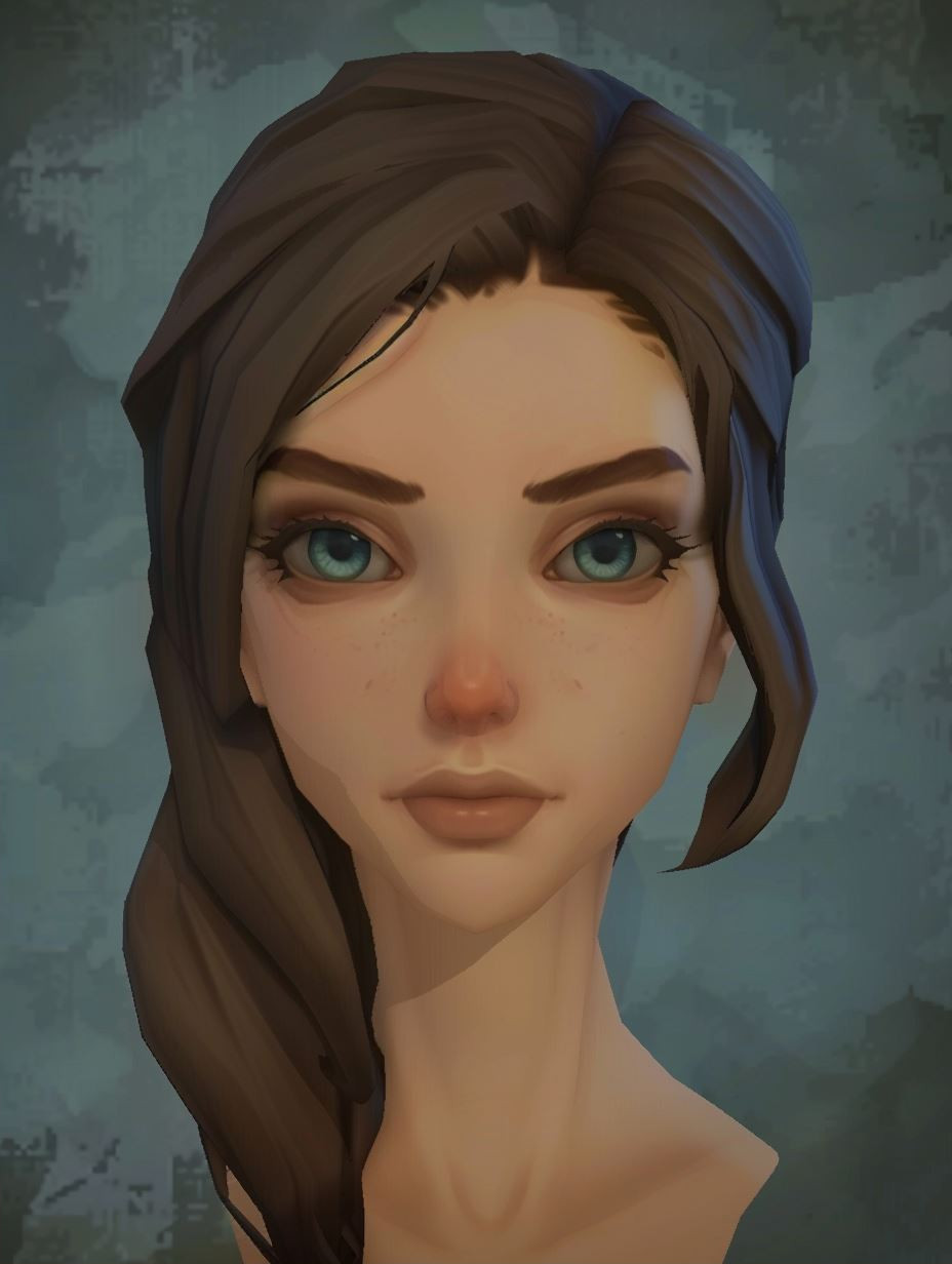 Ethereal Visions: Digital Portrait Studies - Image 2