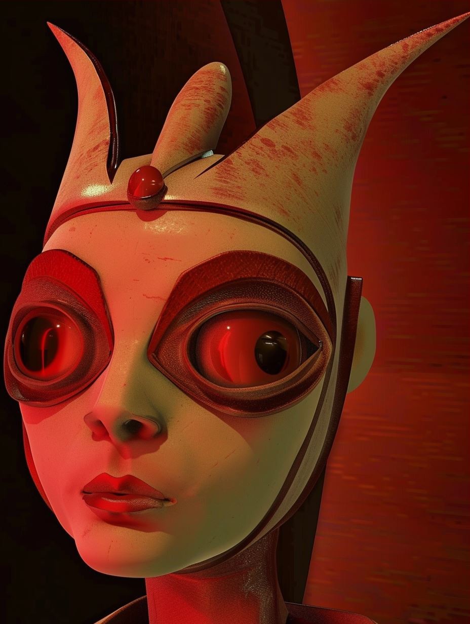 Crimson Cybernetic Gaze - Image 3