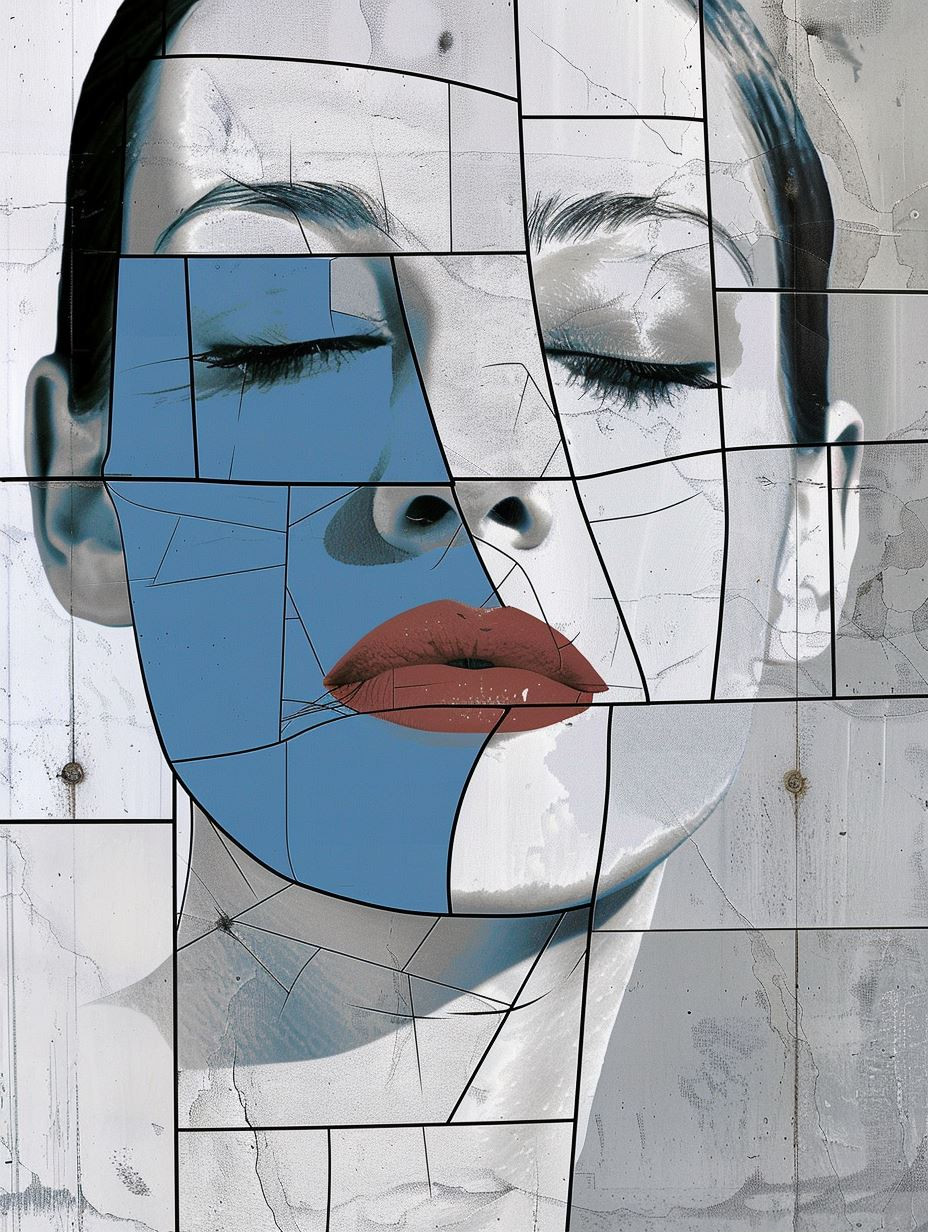Fragmented Soul in Blue - Image 1