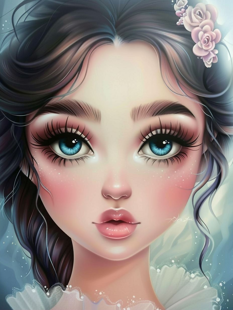 Ethereal Doll Like Portrait - Image 2