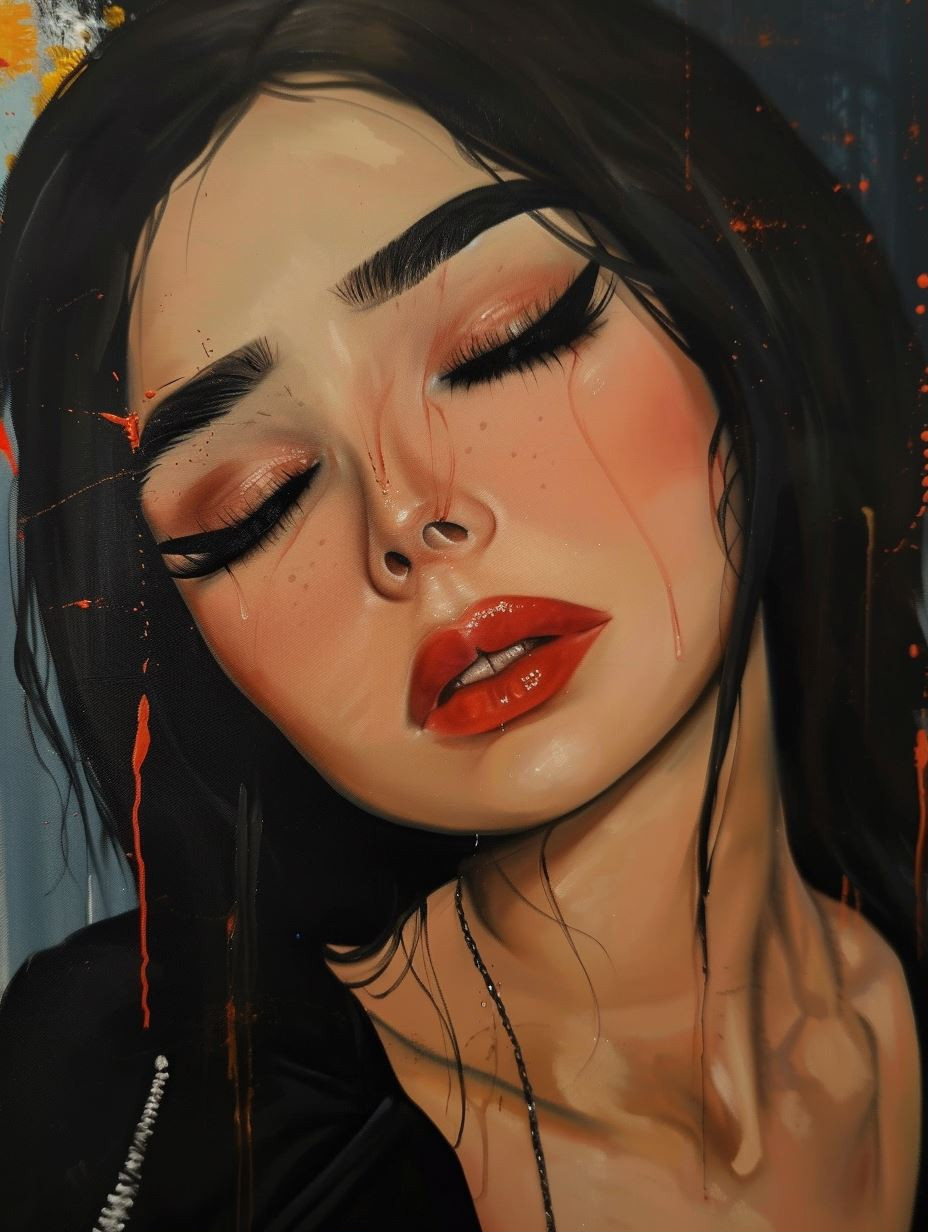 Moody Ethereal Portrait Artistry - Image 1