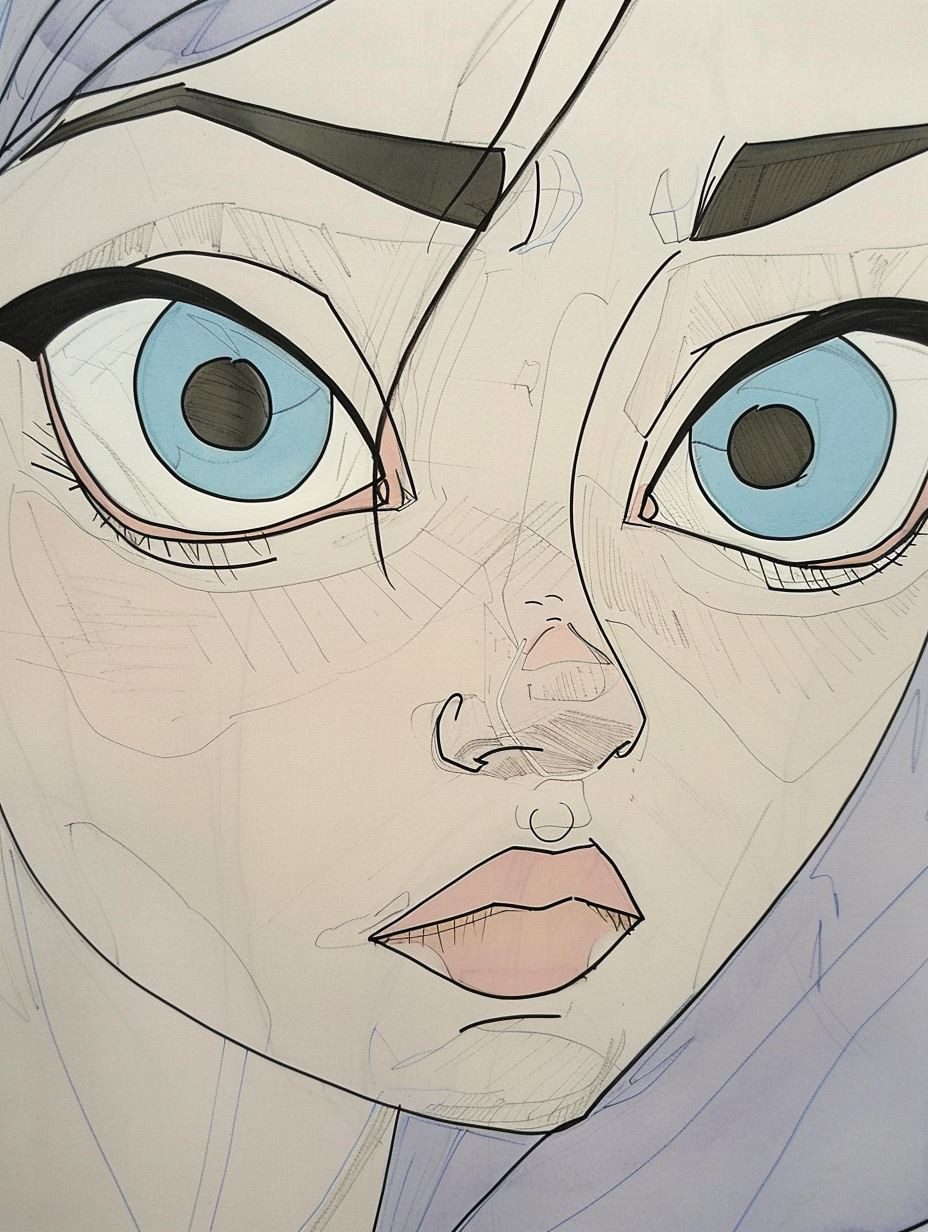 Stylized Character Portrait Sketches - Image 3