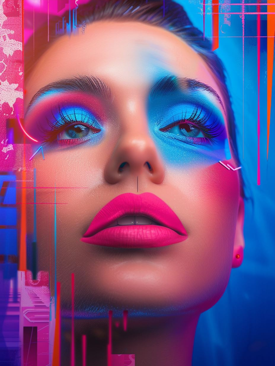 Neon Cyberpunk Portrait Fusion - Image 3