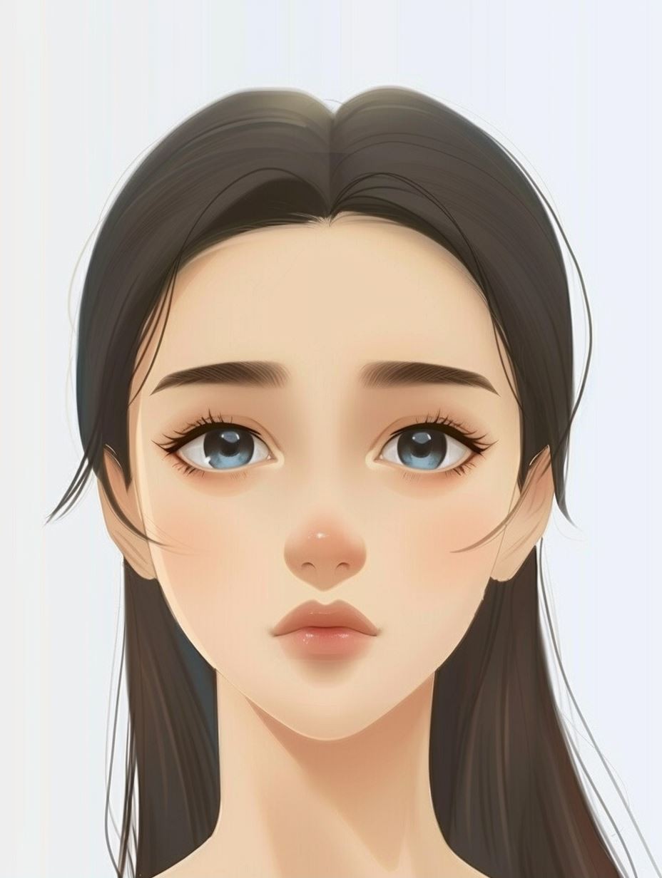 Ethereal Glow Digital Portrait - Image 2