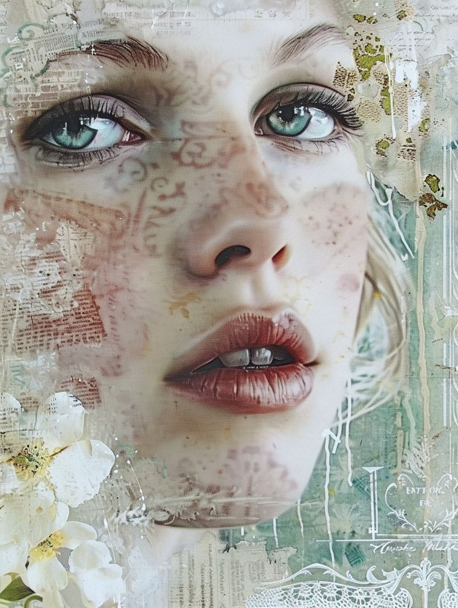 Fragmented Gaze of Ethereal Beauty - Image 2