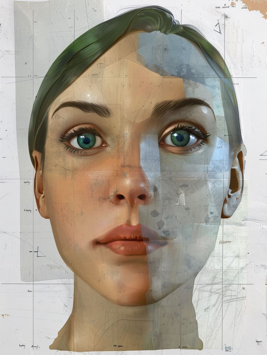 Fragmented Digital Portrait Studies - Image 3