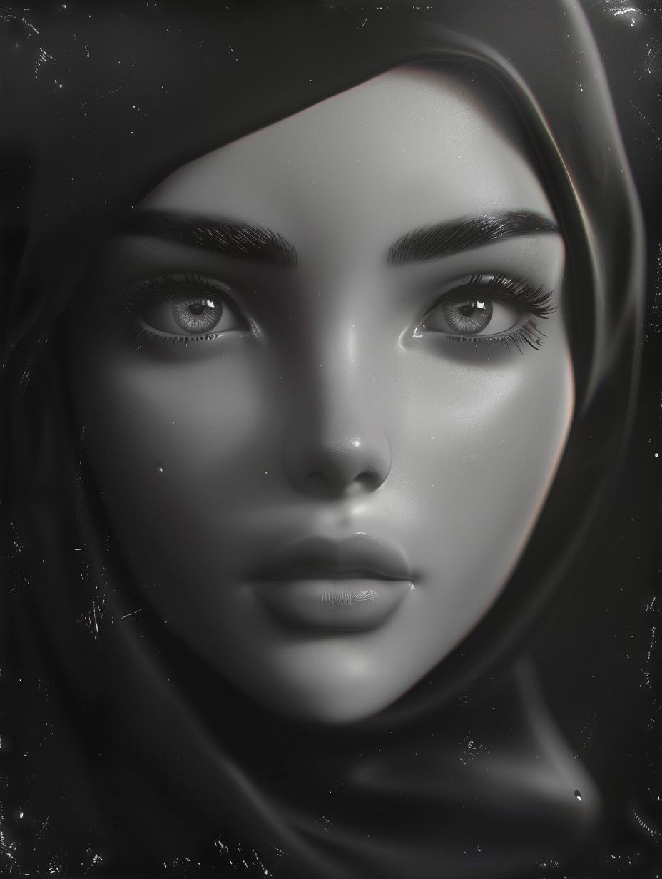 Ethereal Porcelain Digital Sculpture - Image 2
