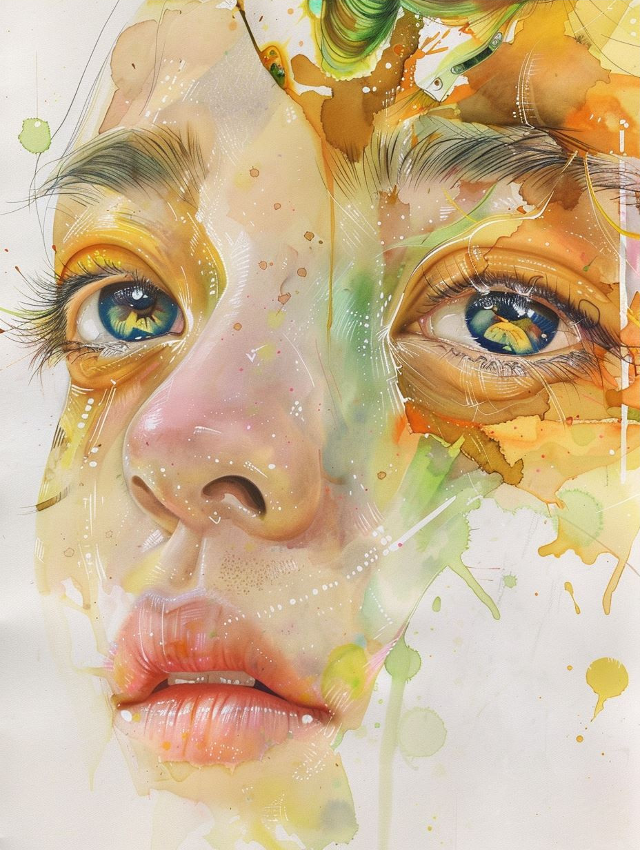 Ethereal Echoes in Watercolor - Image 3