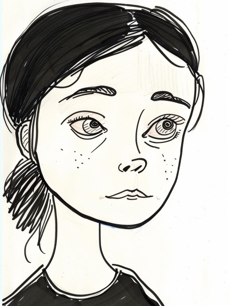 Melancholic Hand Drawn Character Studies - Image 4