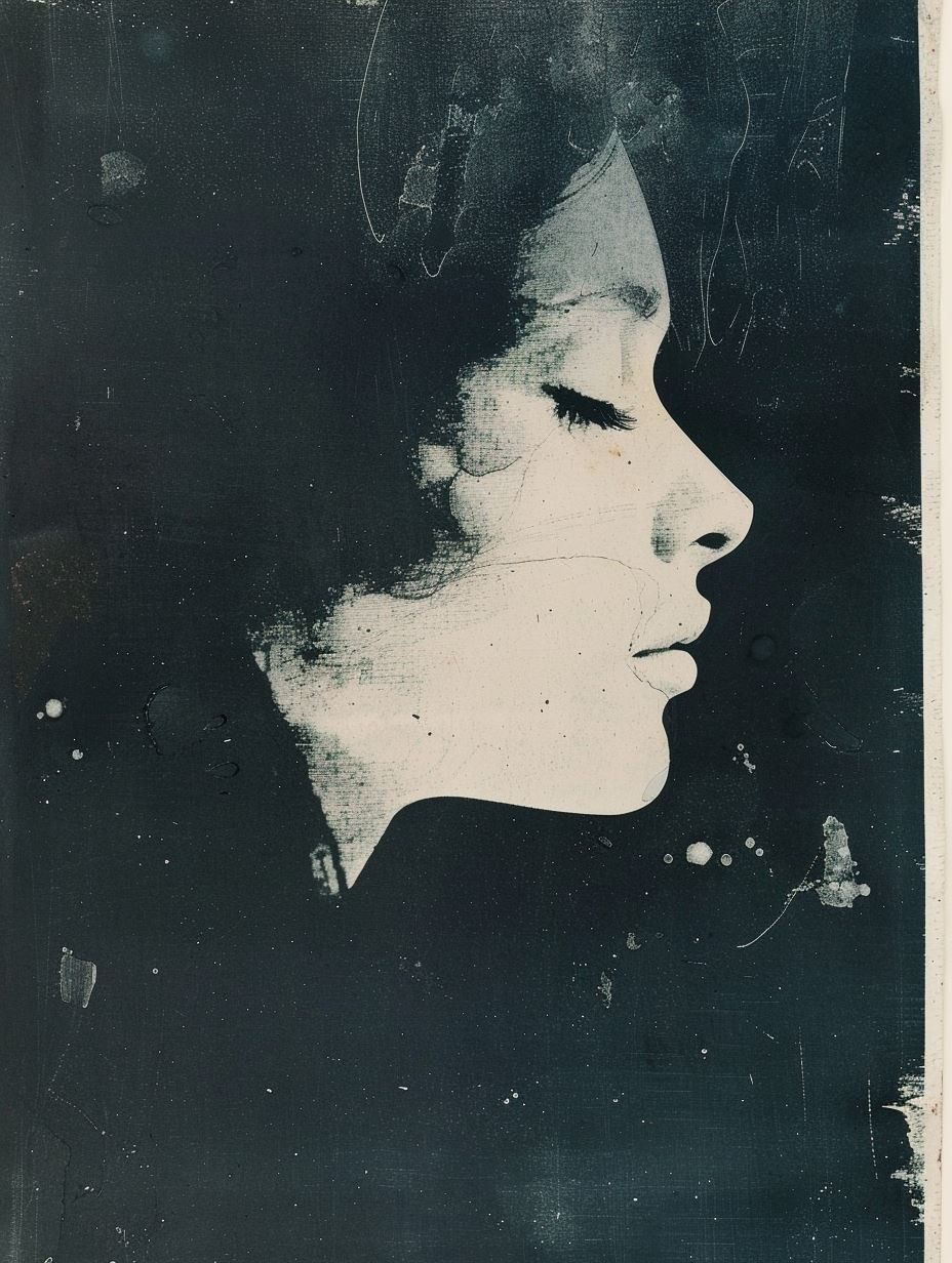 Ethereal Monochrome Screen Print - Image 3