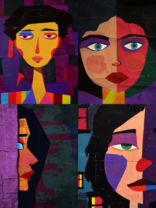 Prismatic Portraits of Modern Emotion
