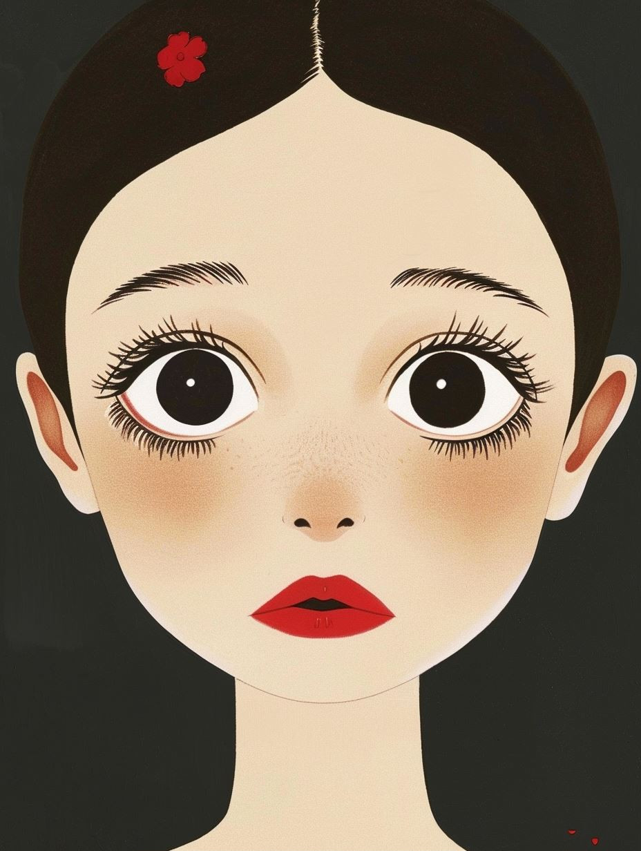 Digital Art Portraits of Freckled Women - Image 2