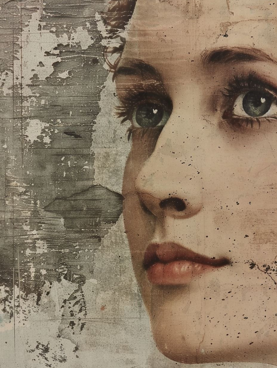 Weathered Soul Vintage Portrait - Image 3