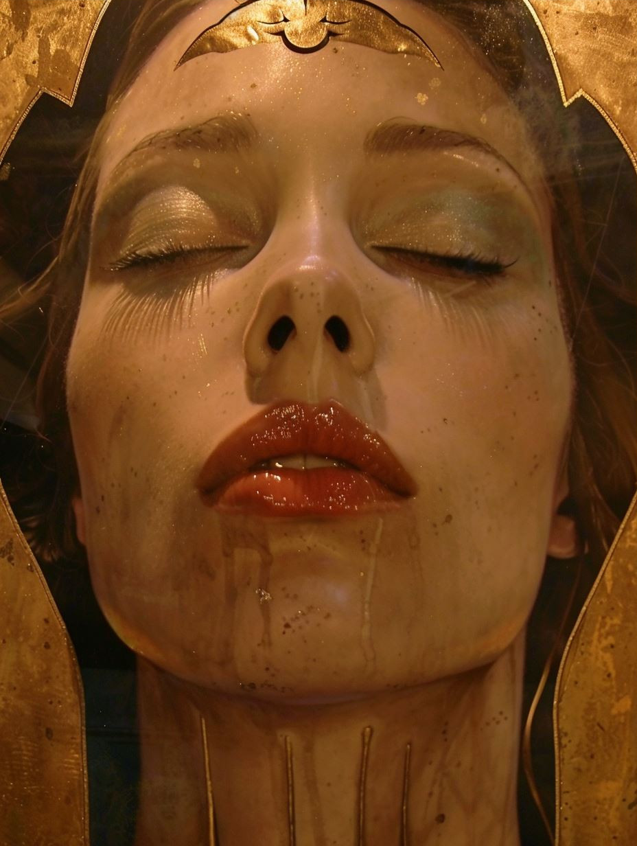 Ethereal Gilded Divine Portraits - Image 3