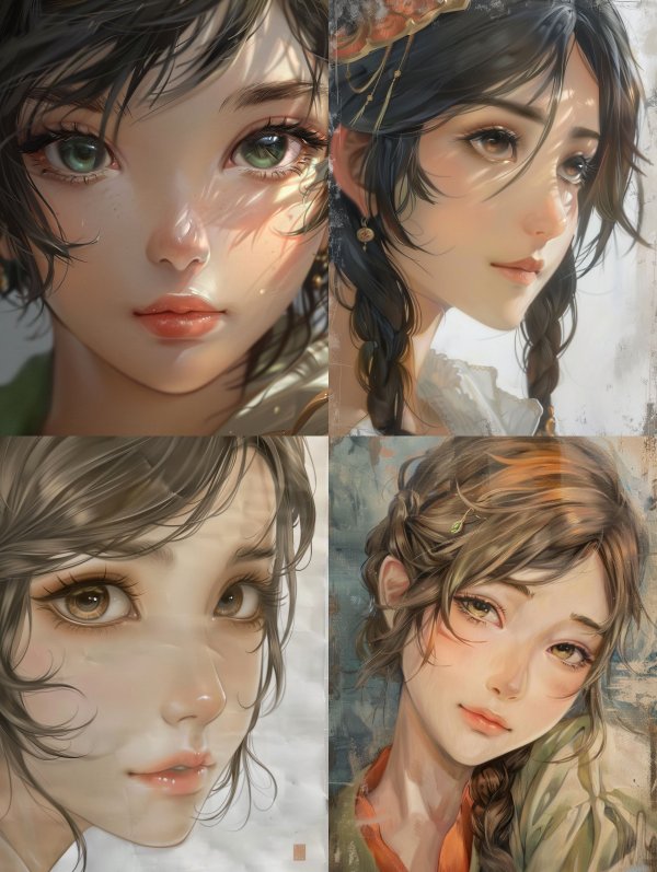Ethereal Visions of Digital Beauty