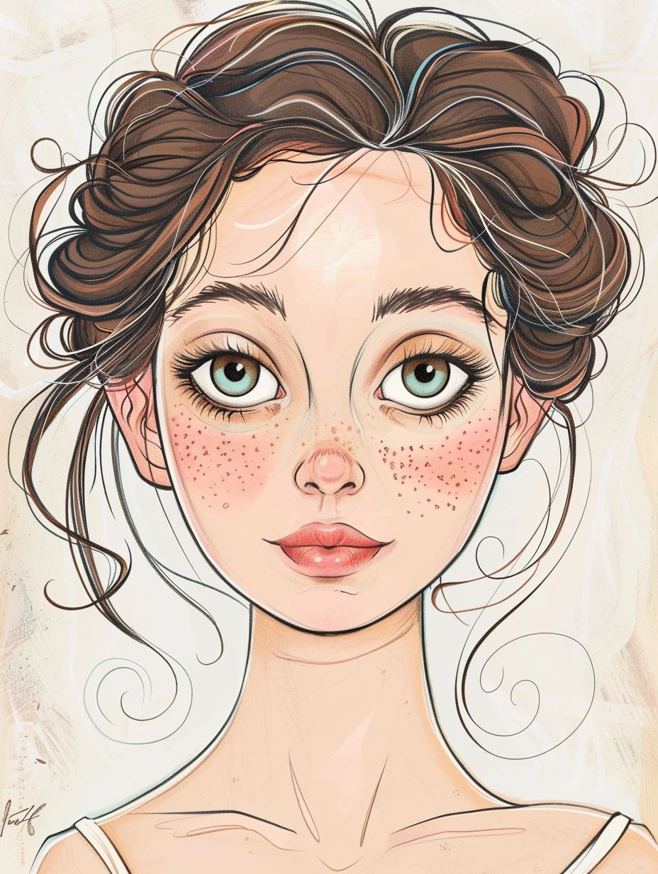 Ethereal Gazes: A Study of Digital Portraits - Image 4