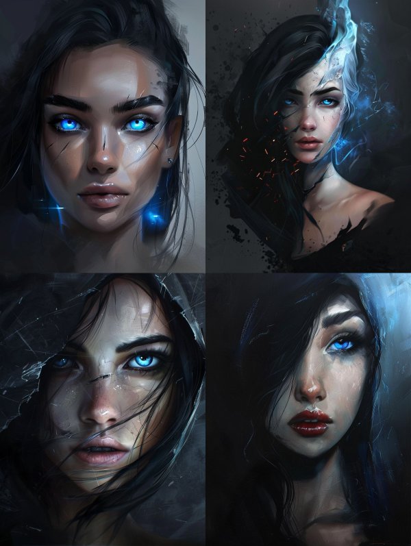 Ethereal Glow of Midnight Souls
