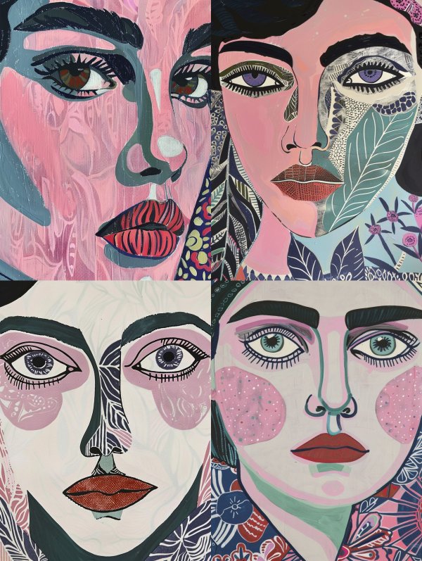 Prismatic Portraits of the Feminine Soul