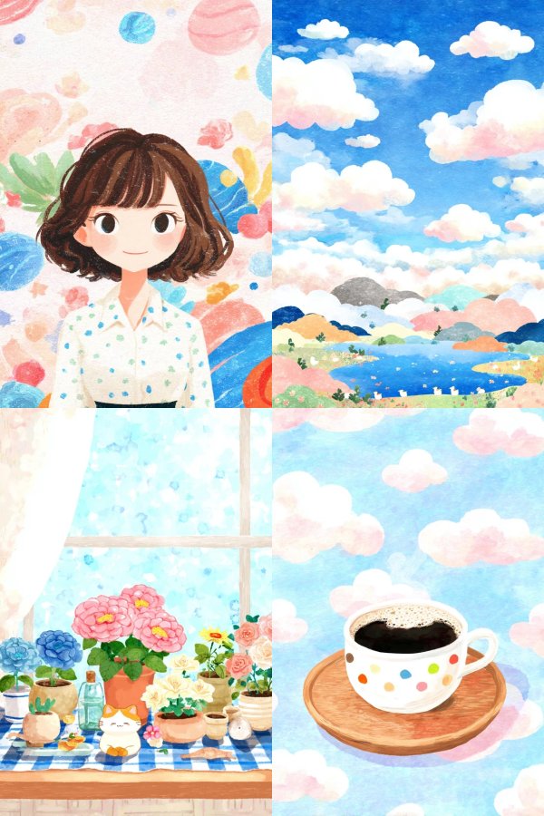 Whimsical Watercolor Dreams