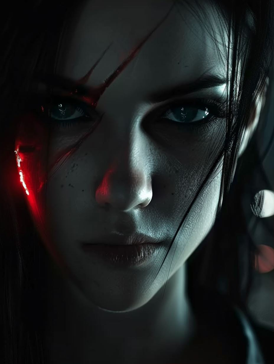Dark Cinematic Cyberpunk Portraits - Image 1