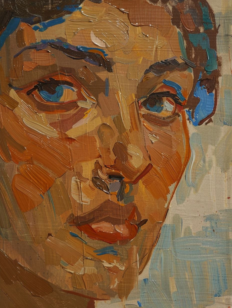 Expressive Oil Portrait Studies - Image 2