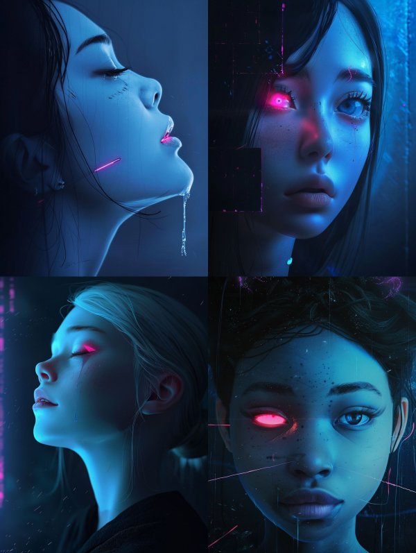 Neon Dreams of Cybernetic Souls