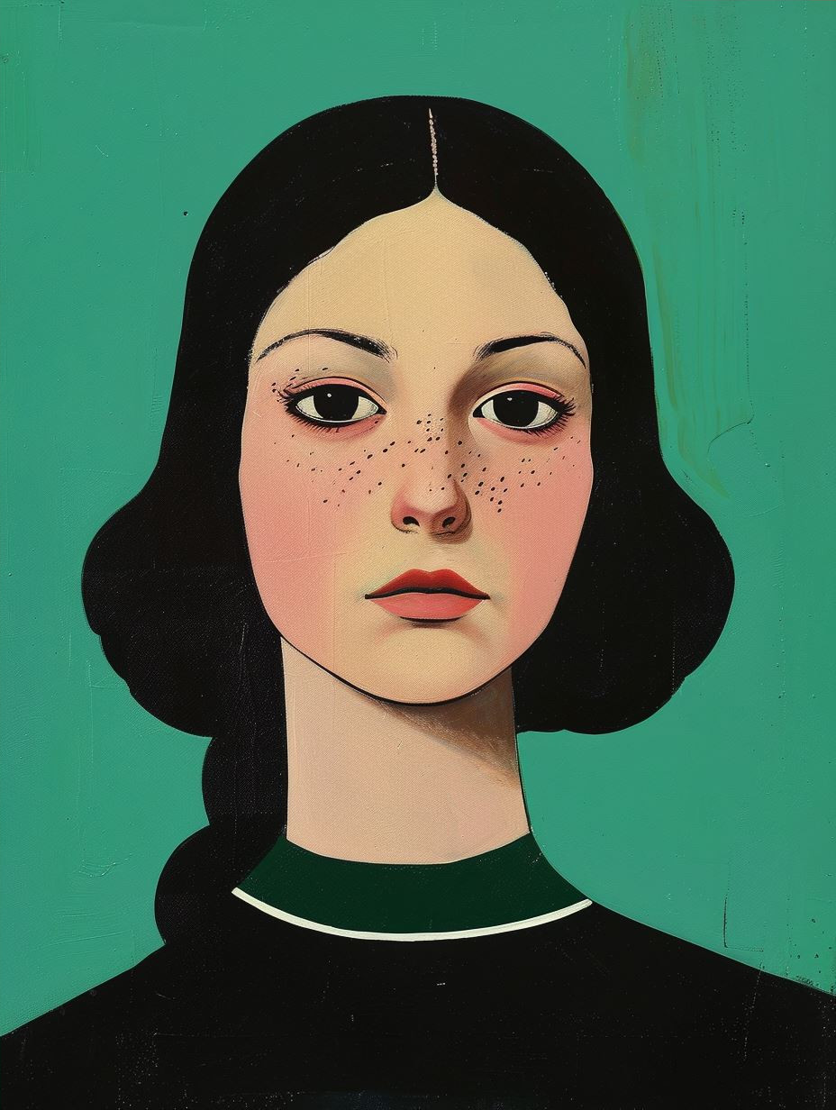 Modernist Pop Art Portrait Study - Image 4