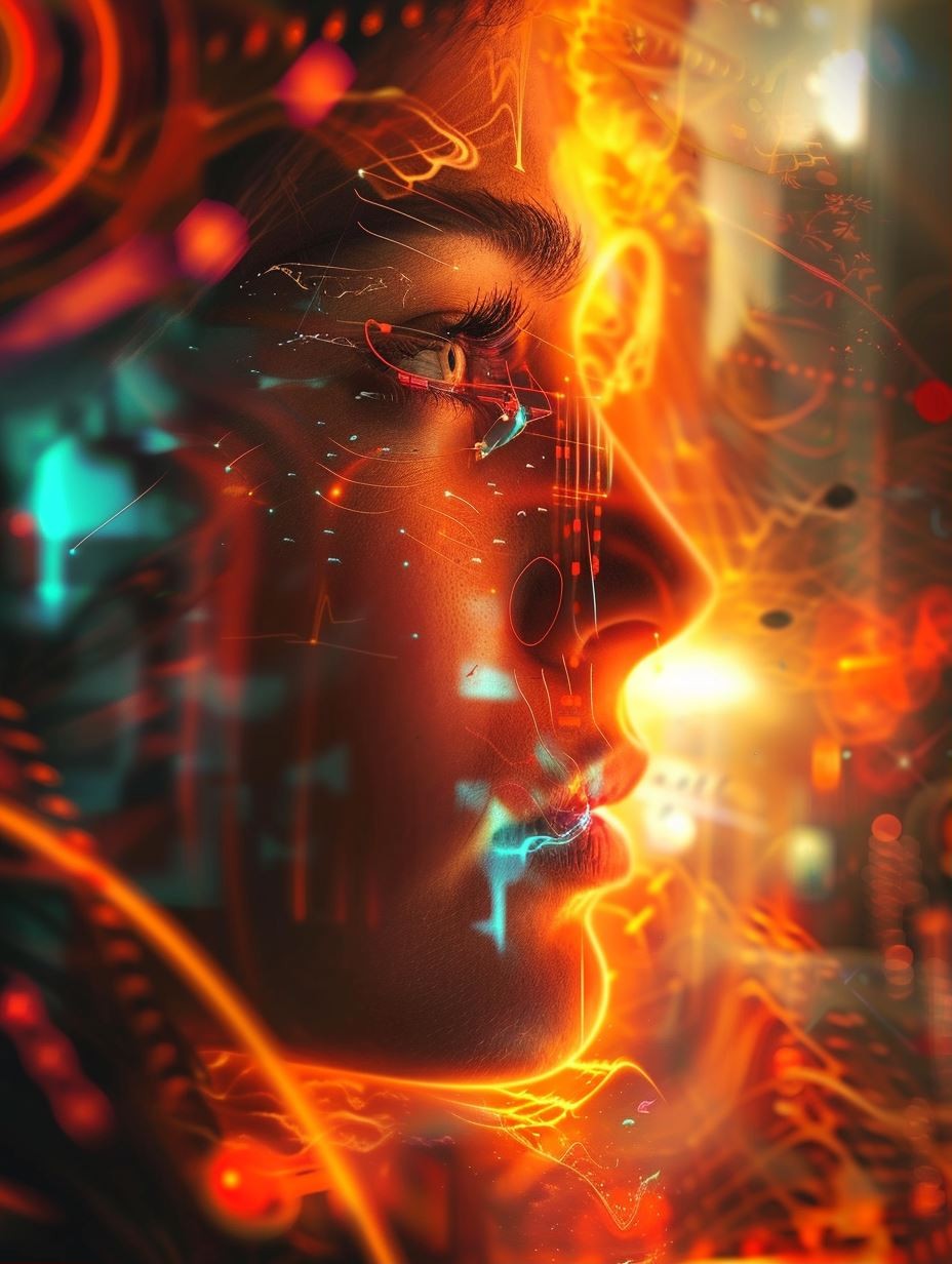 Neon Neural Digital Consciousness