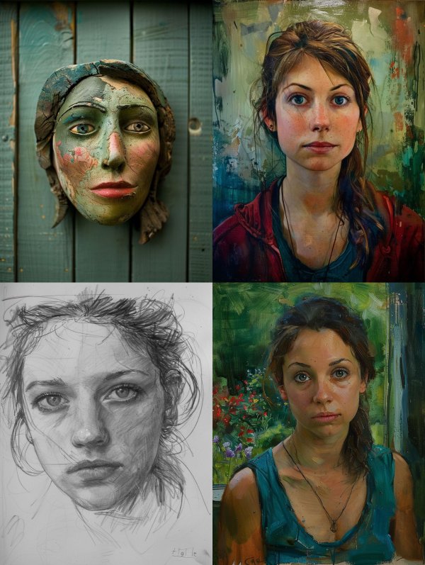 Weathered Soul of Painted Wood