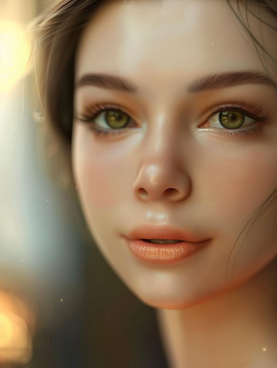 Ethereal Glow: A Study in Digital Beauty - Image 3