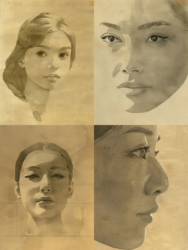 Ethereal Studies in Monochrome Portraiture