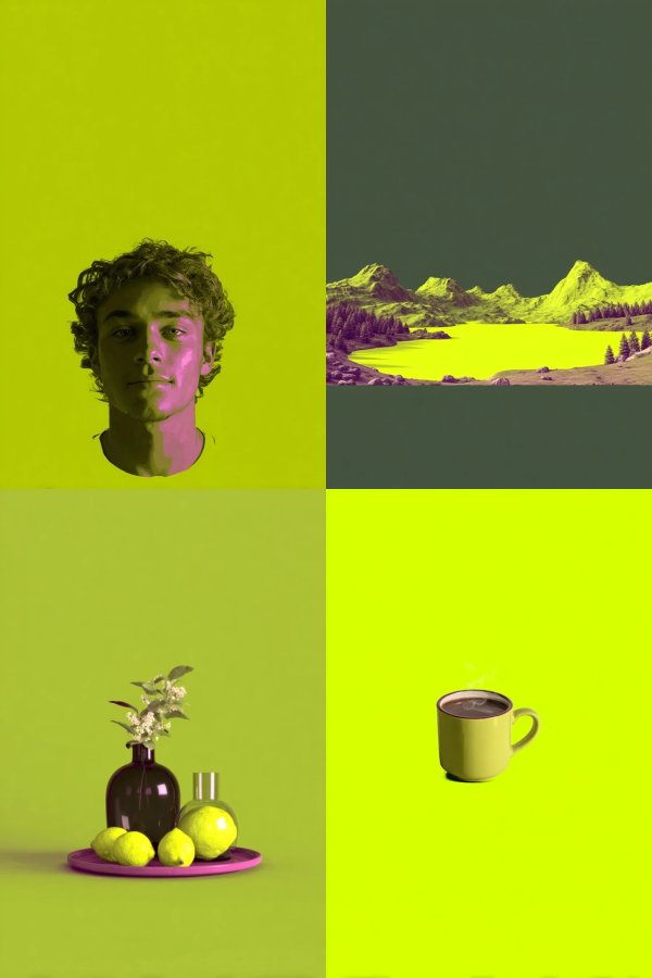 Neon Lime Portrait