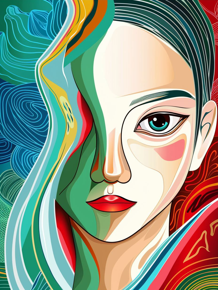 Abstract Portraits of Ethereal Women - Image 3