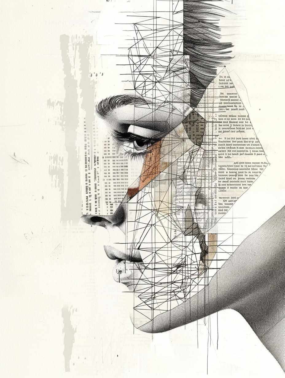 Fragmented Soul Geometric Portrait - Image 2