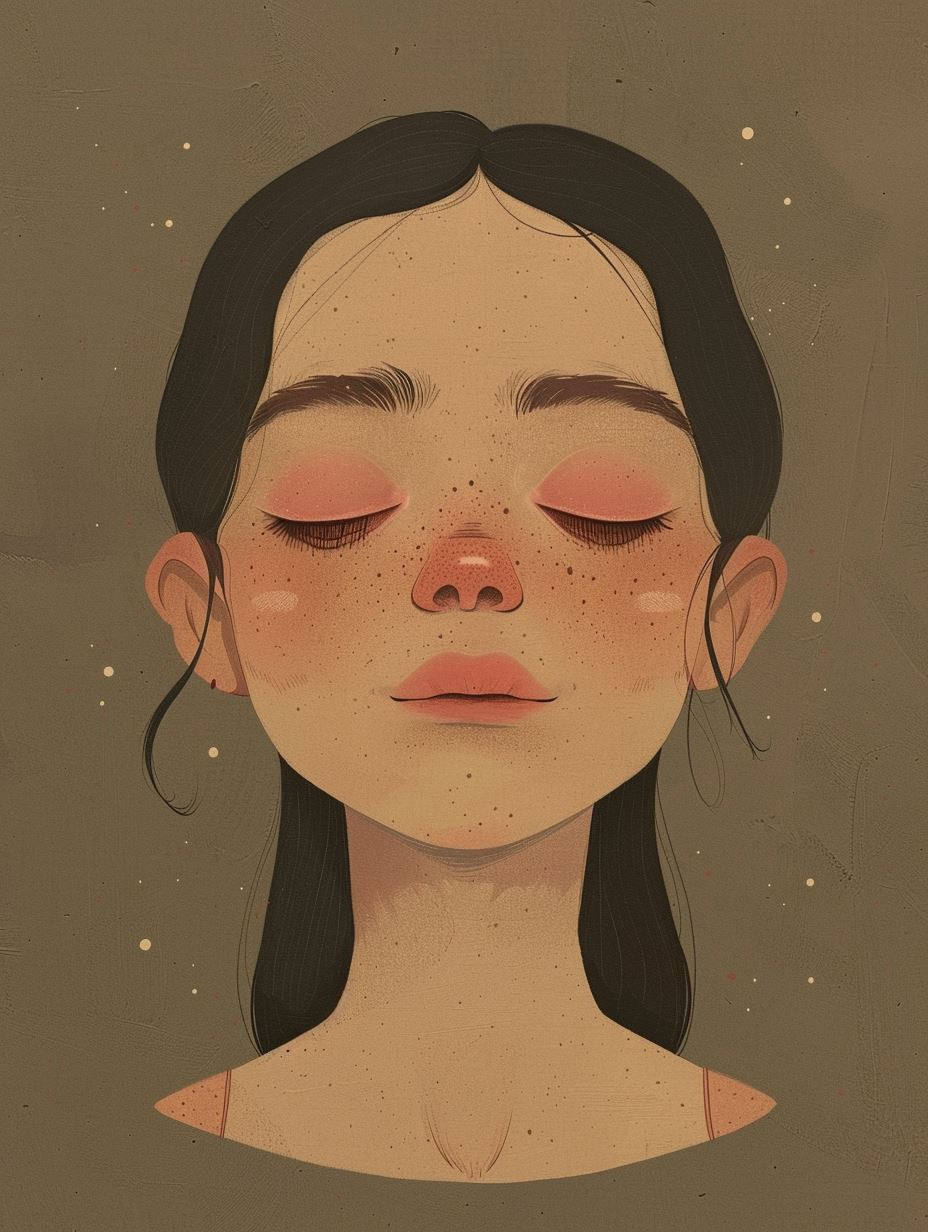 Soft Minimalist Digital Portrait Study - Image 3