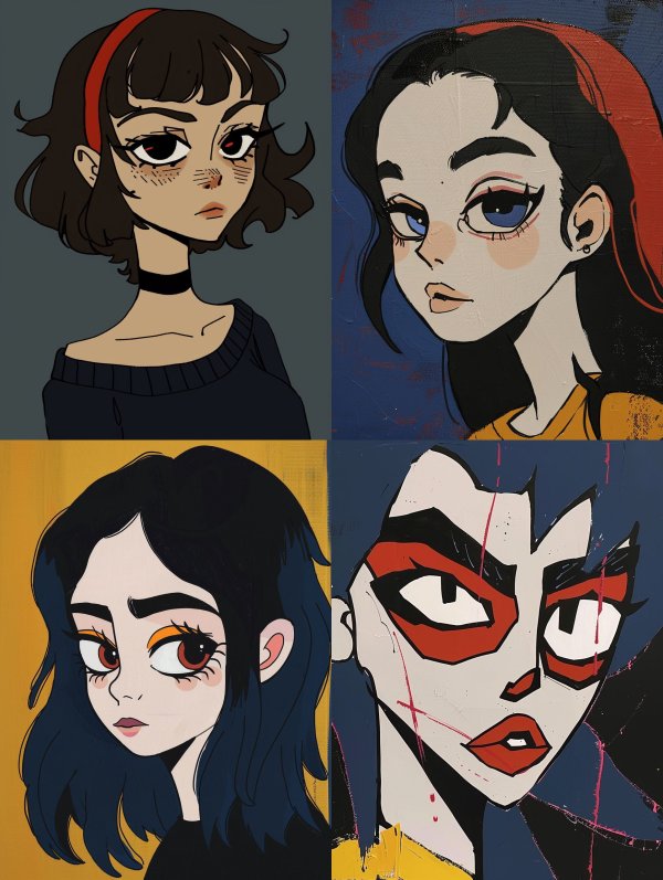 Moody Urban Indie Illustration