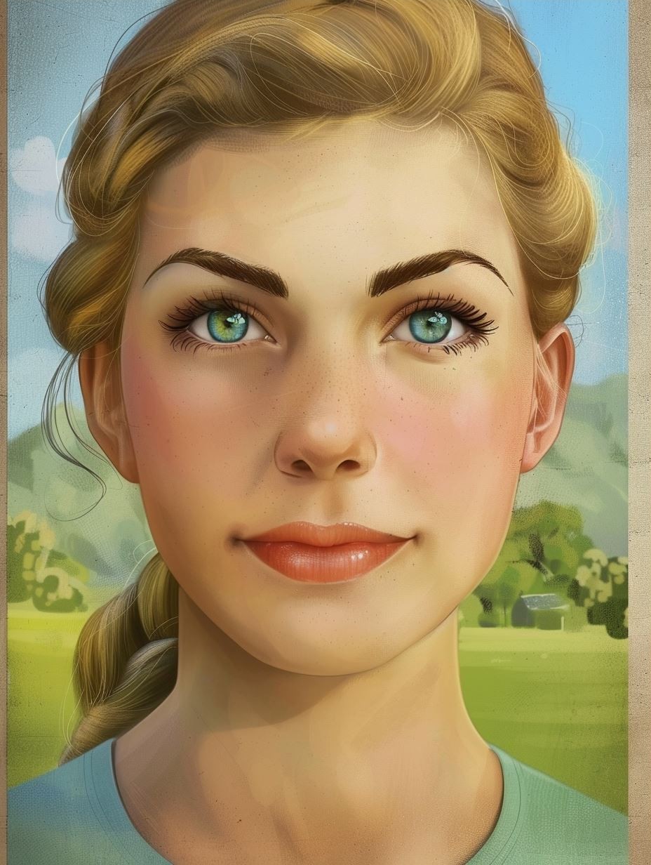 Ethereal Portrait of Timeless Beauty - Image 3