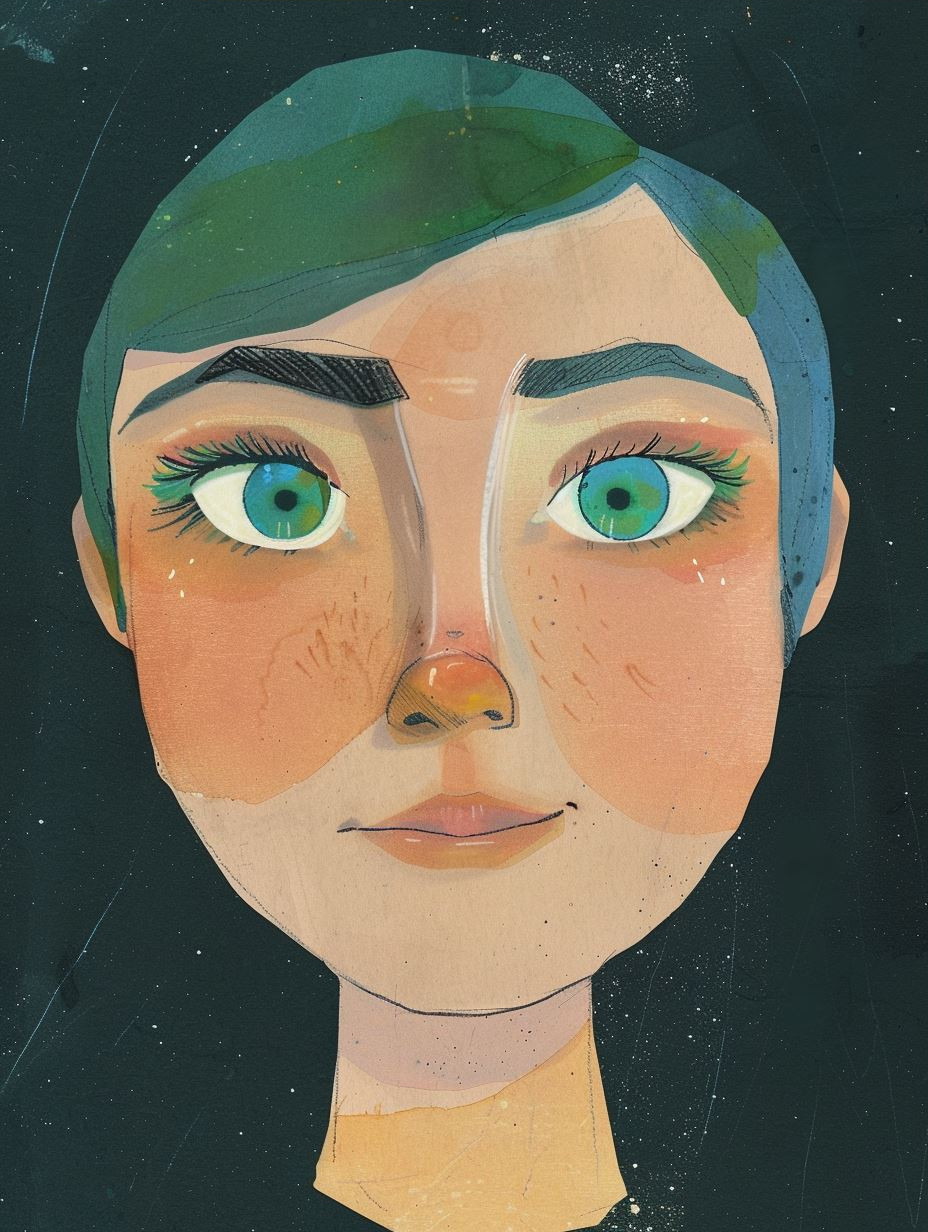 Abstract Ethereal Portrait Study - Image 3