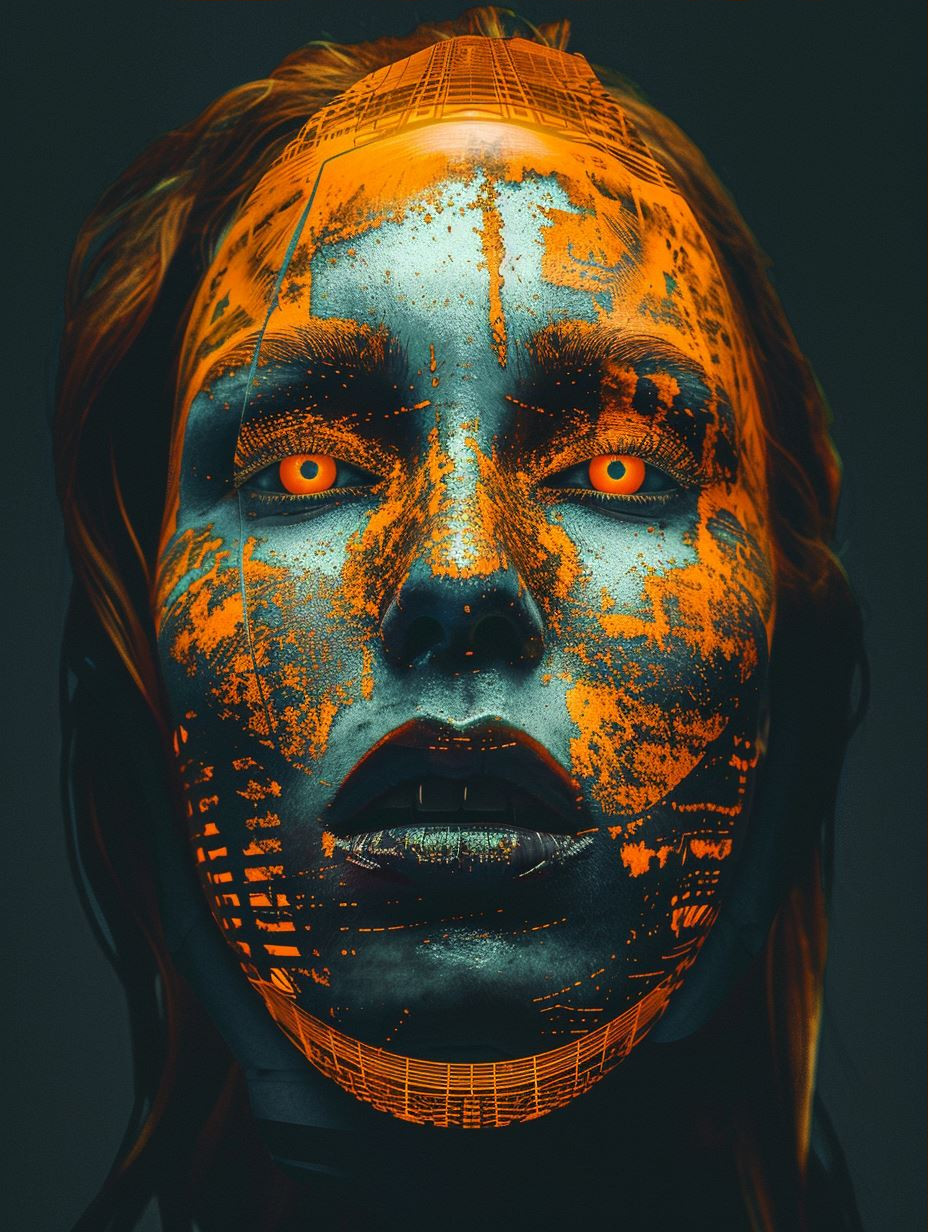 Digital Ember Soul Portrait - Image 3