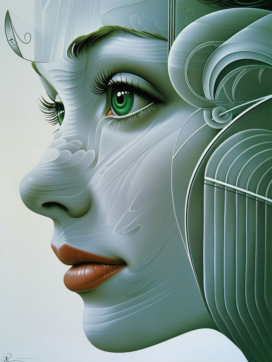 Emerald Gaze Futurism - Image 2