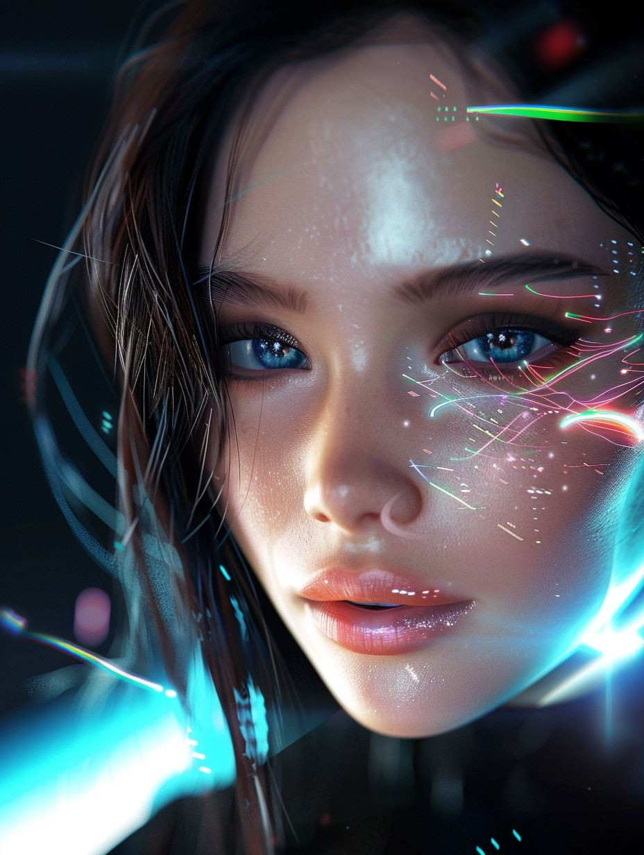 Neon Visions of a Cybernetic Future - Image 1