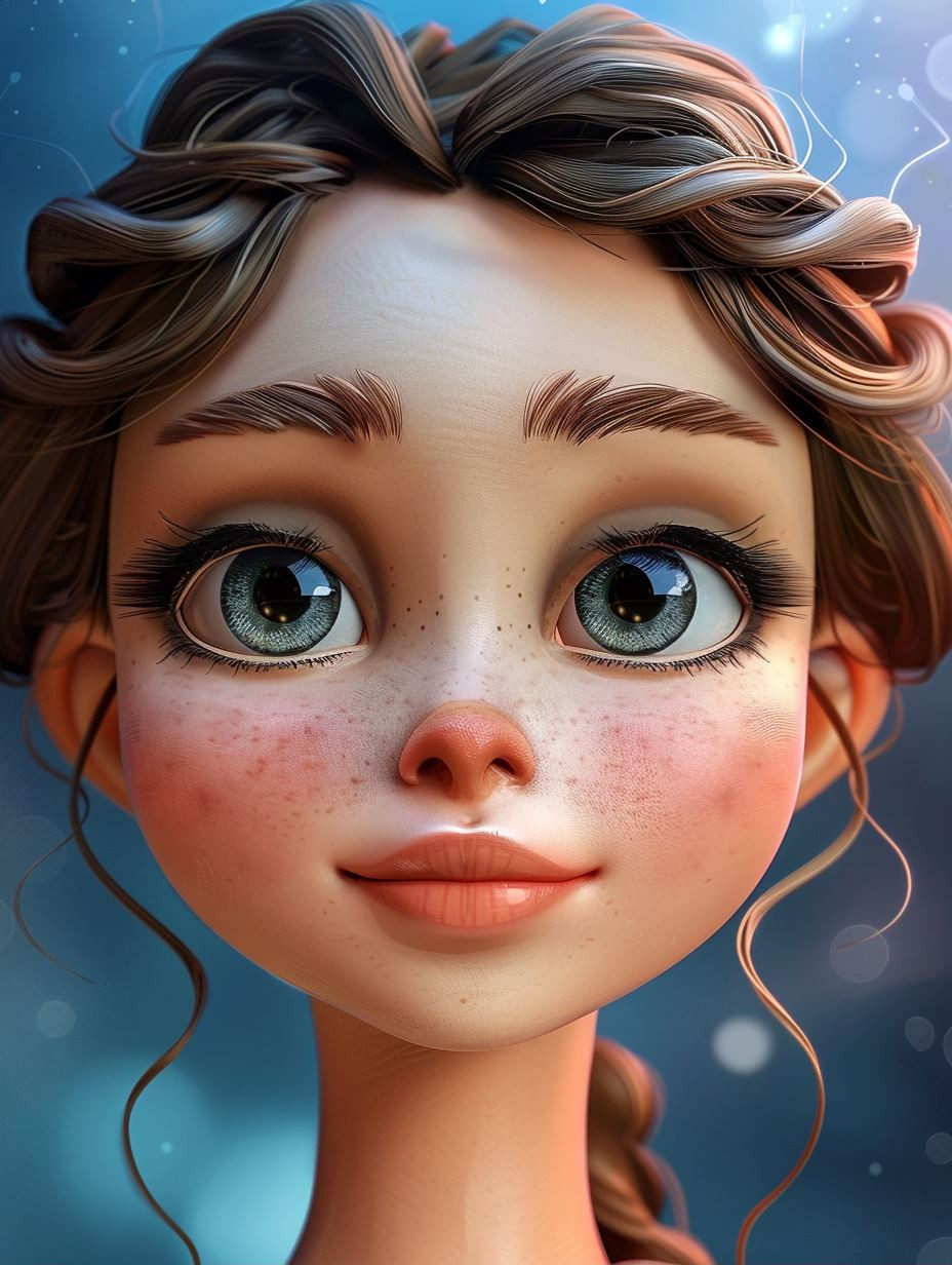Ethereal Digital Portraits of a Dreamy Maiden - Image 2